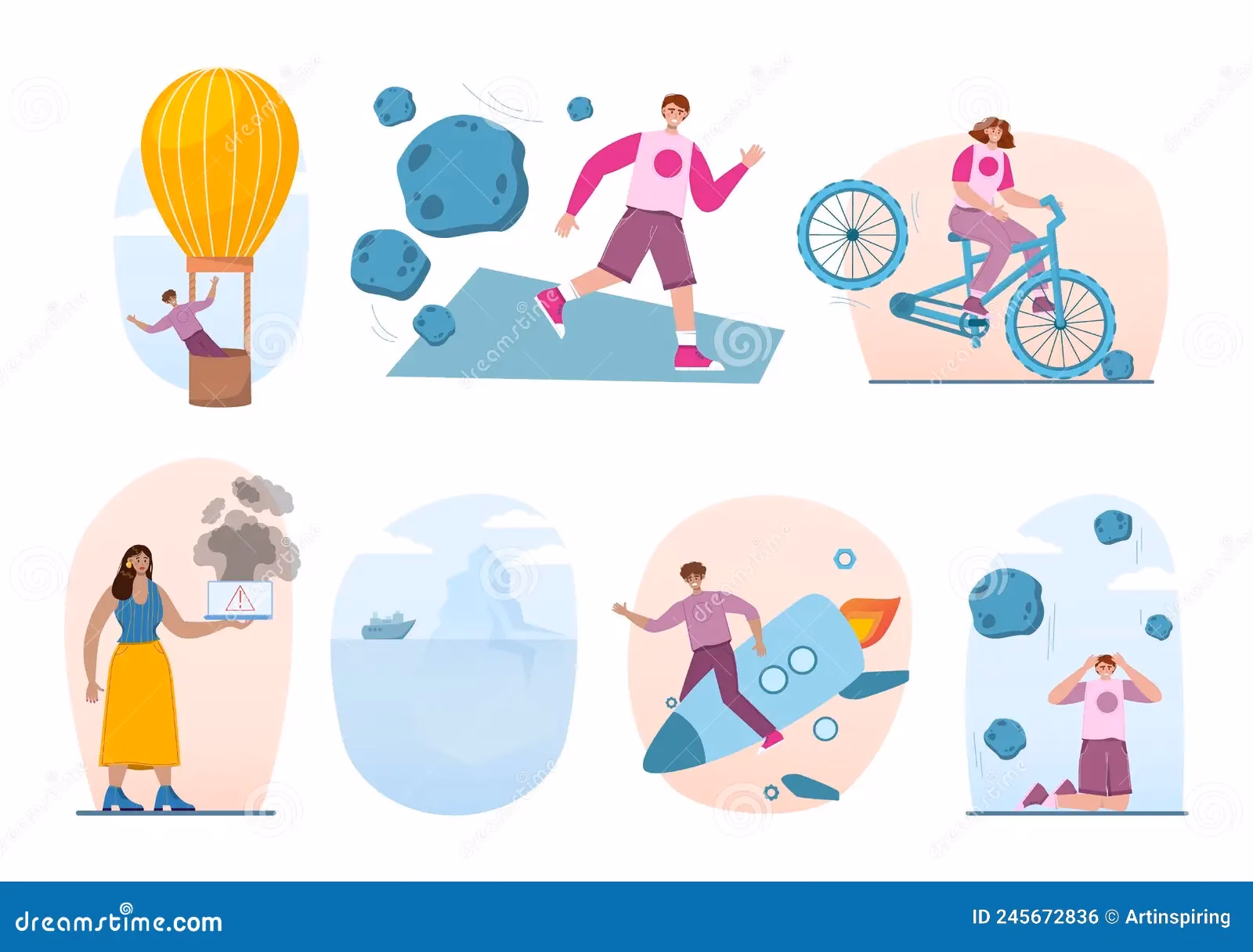 ¿Cuáles son los diferentes tipos de accidentes?