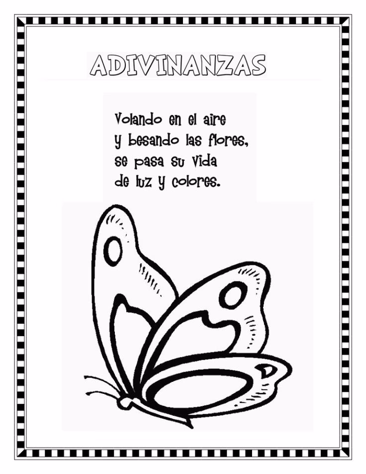 ¿Cómo es el acertijo de las mariposas?