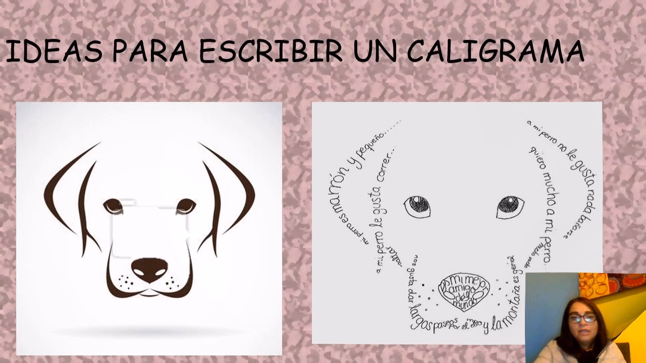 ¿Qué es un caligrama de animales?
