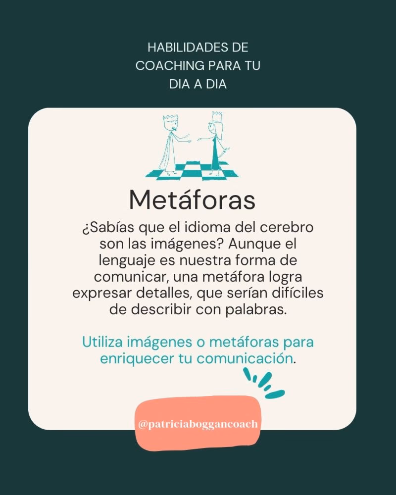 ¿Cómo se utilizan las metáforas en el coaching?