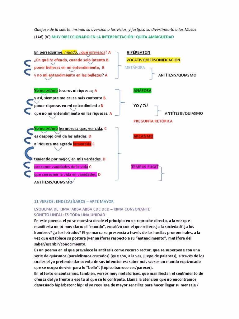¿Qué figuras literarias tiene el poema 