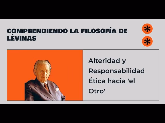 ¿Cuál es la idea principal de Emmanuel Levinas?