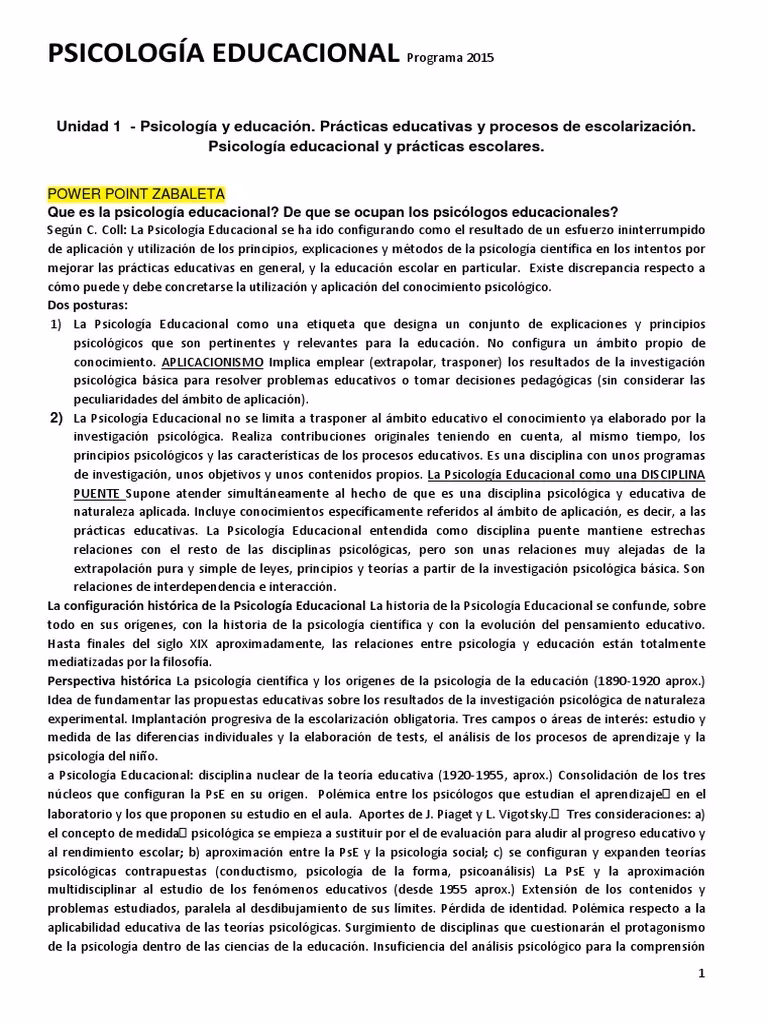 ¿Cuáles son los antecedentes de la psicología educativa?