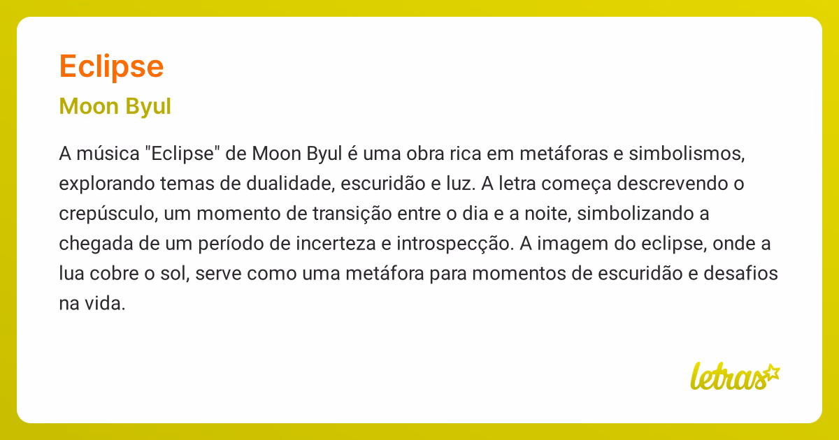 ¿Cómo utilizar el eclipse como metáfora?