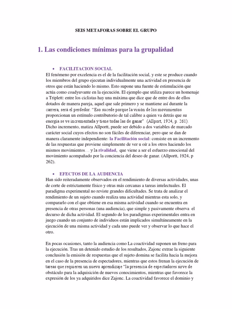 ¿Qué metáfora se utiliza para trabajar juntos?
