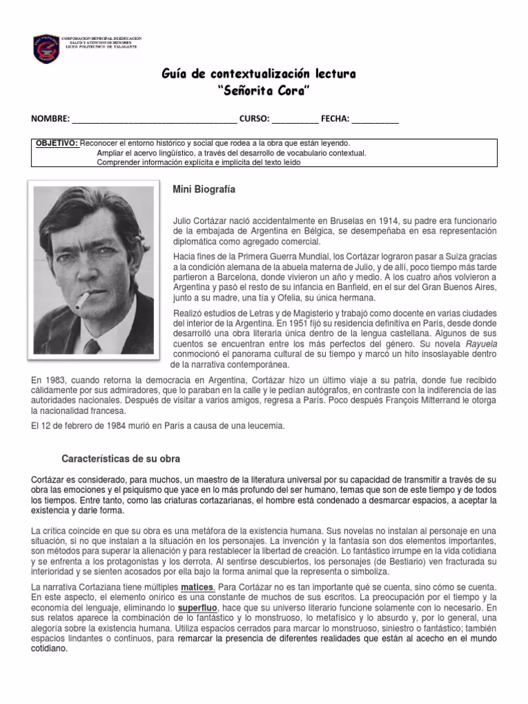 ¿Cuál es la idea central del cuento La señorita Cora?