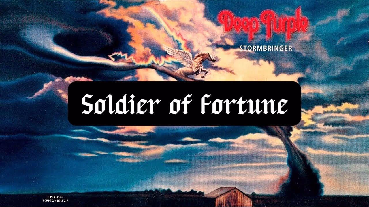 What is the meaning of the song Soldier of Fortune Deep Purple?
