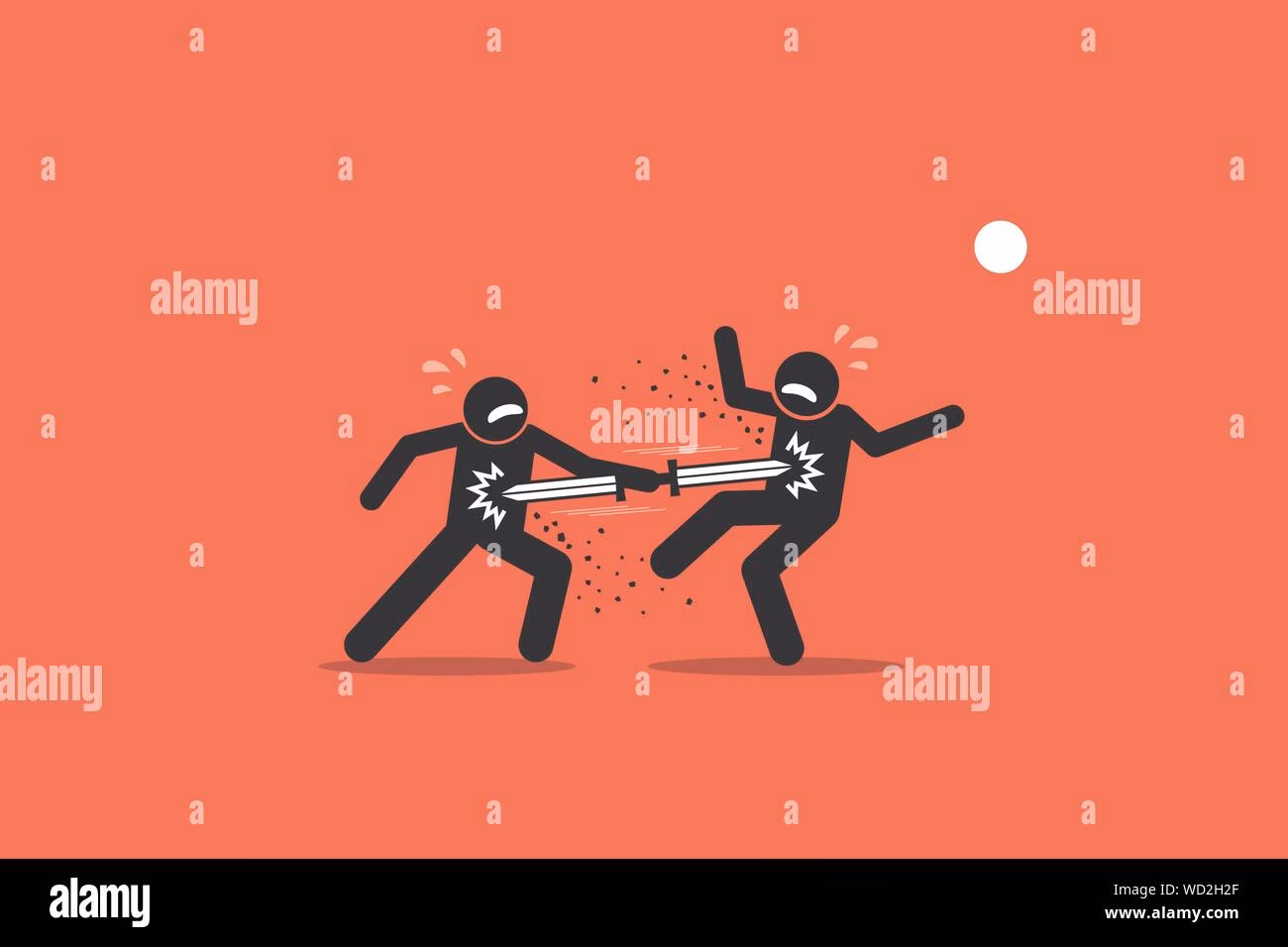 ¿Cuál es el significado de una espada de doble filo?