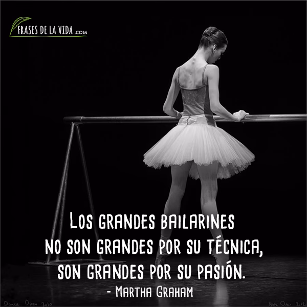 ¿Cuáles son 10 frases inspiradoras de Martha Graham?