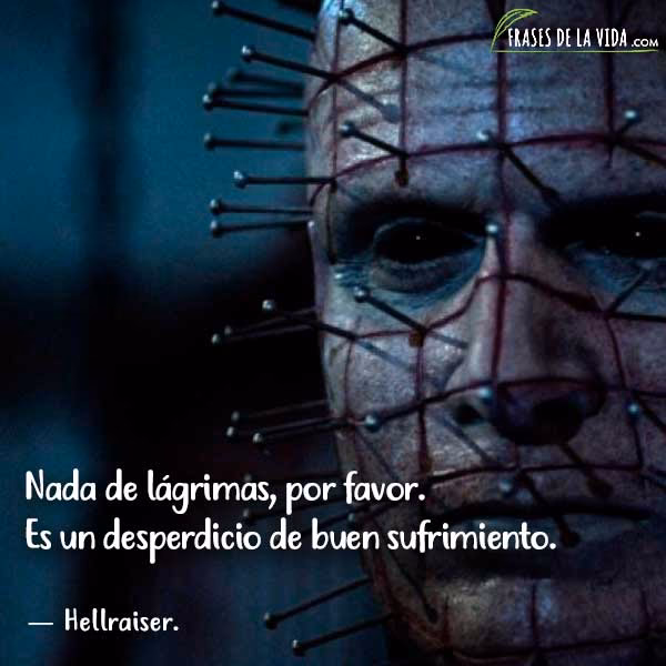 ¿Cuál es una buena frase para el terror?