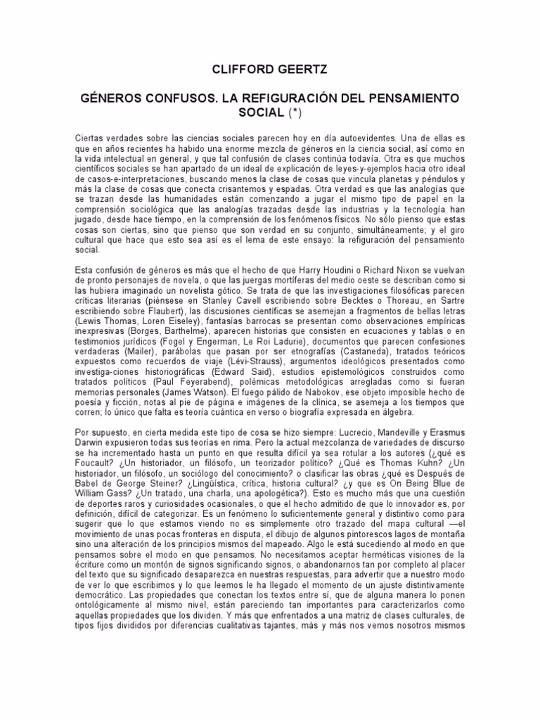 ¿Qué es la antropología simbólica según Clifford Geertz?