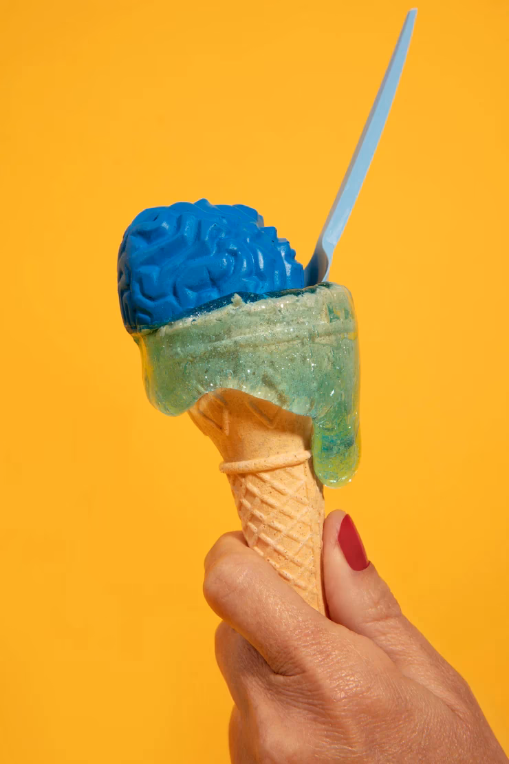 ¿Cuál es la metáfora del cono de helado?