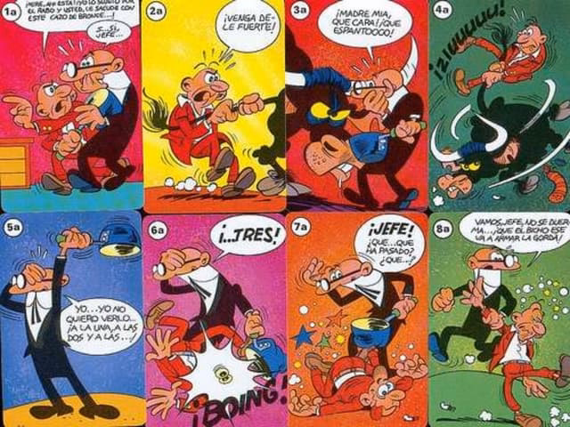 ¿Qué es viñeta, globo, cartel y onomatopeya?