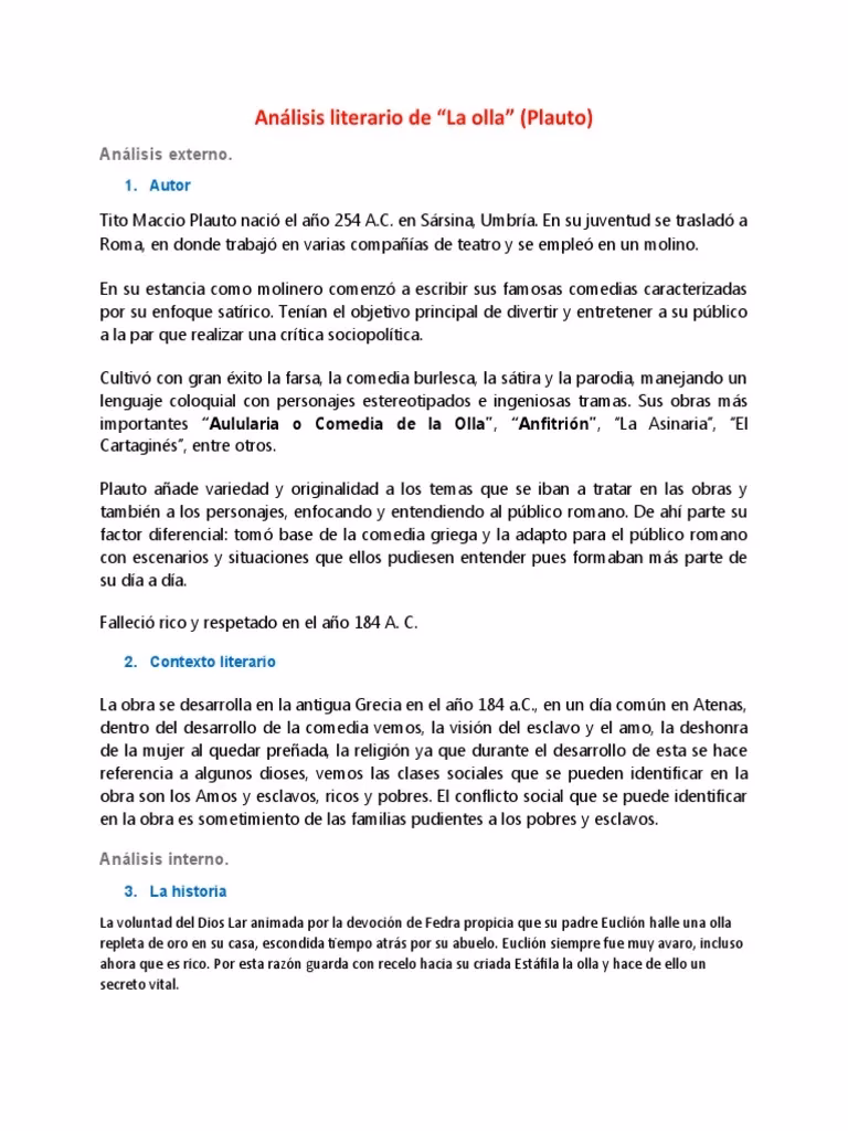 ¿Qué significa Aulularia?