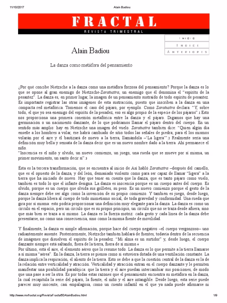 ¿Qué nos permite la danza en un sentido filosófico?