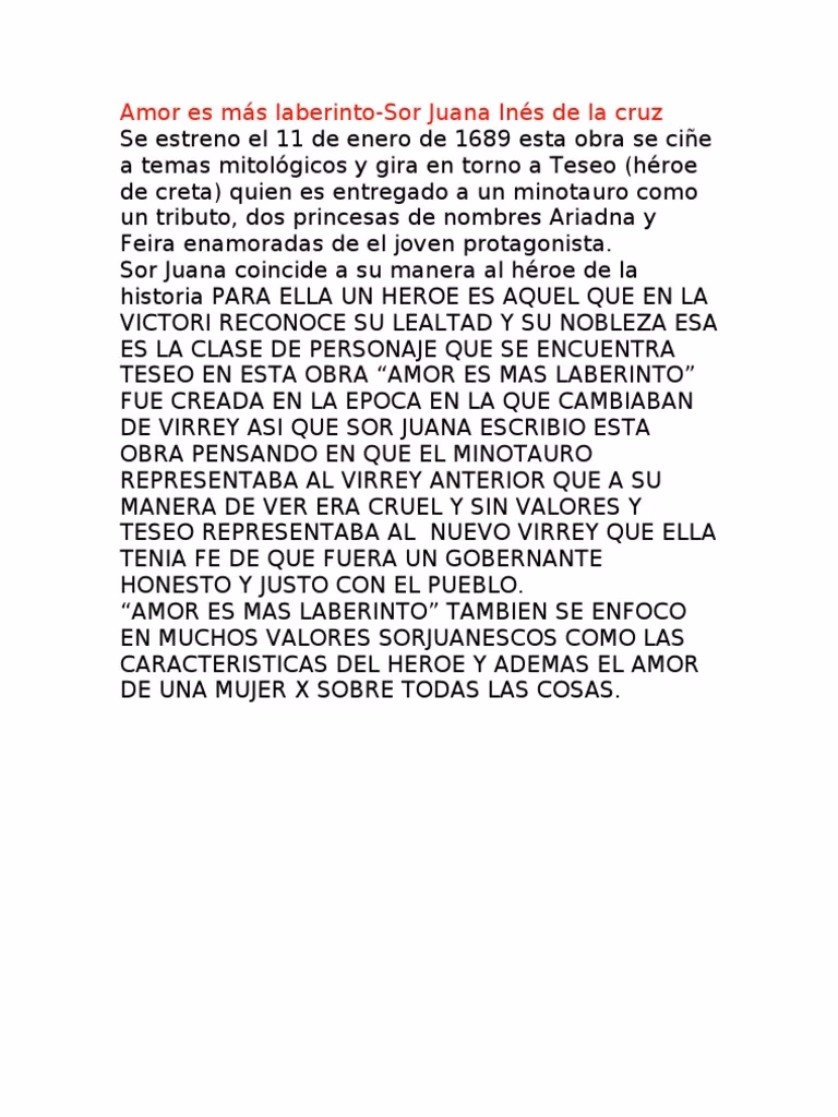 ¿Qué significa laberinto de amor?