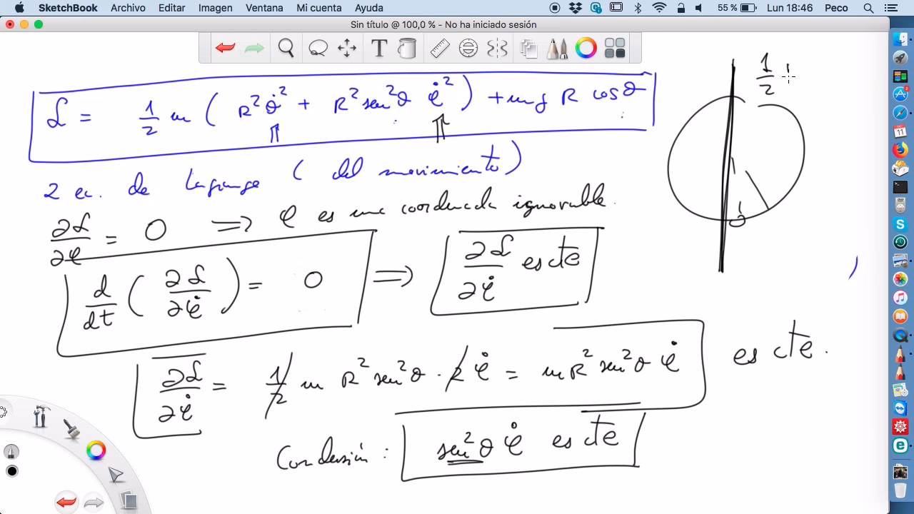 What is the formula of the Lagrangian equation?