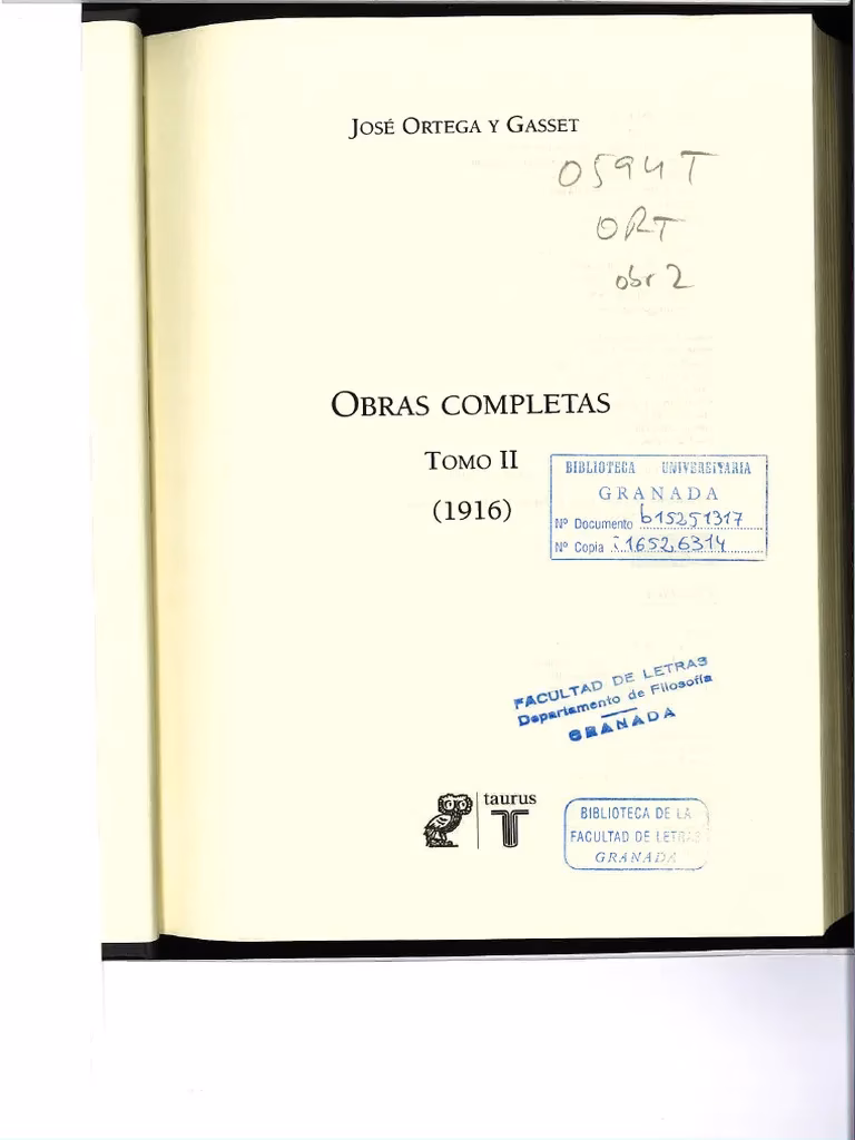 ¿Cuál es la frase más famosa de Ortega y Gasset?
