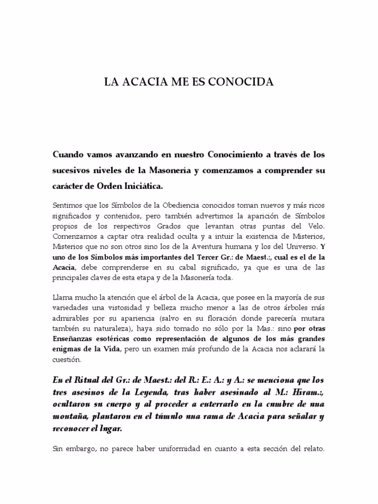 ¿Qué simboliza el árbol de acacia?