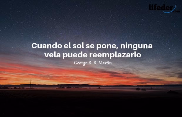 ¿Cuáles son algunas metaforas del atardecer?