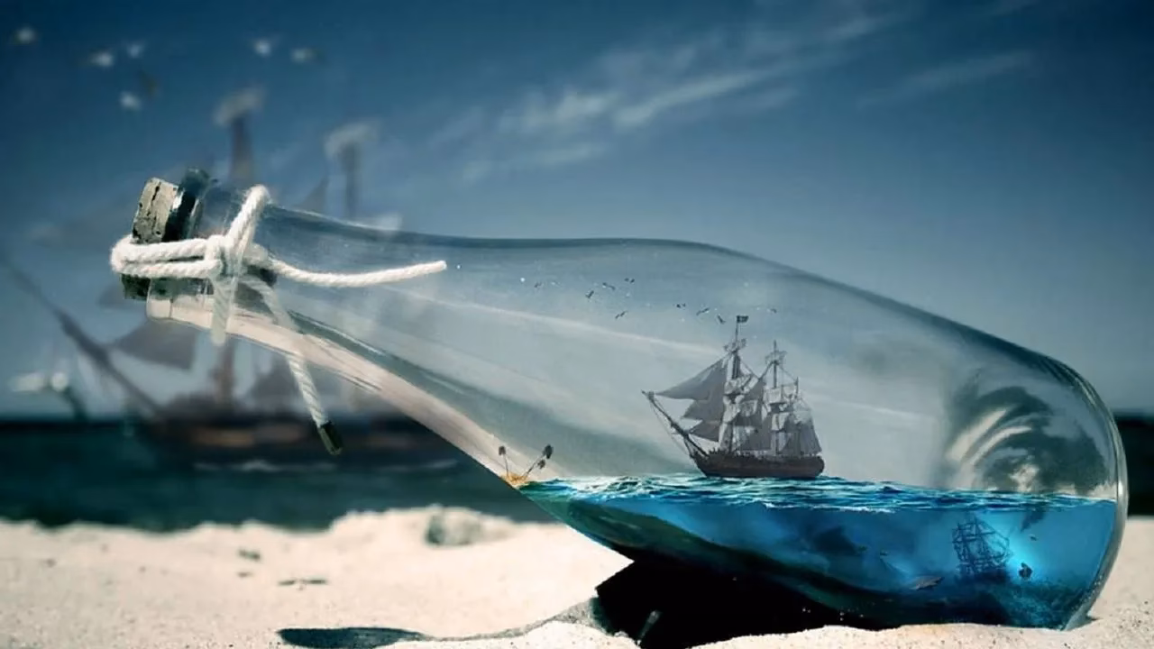 ¿Es ilegal arrojar un mensaje en una botella al océano?