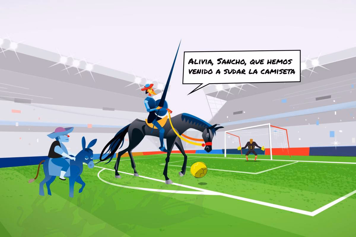 ¿Cuánto mide el área chica de la cancha de fútbol?