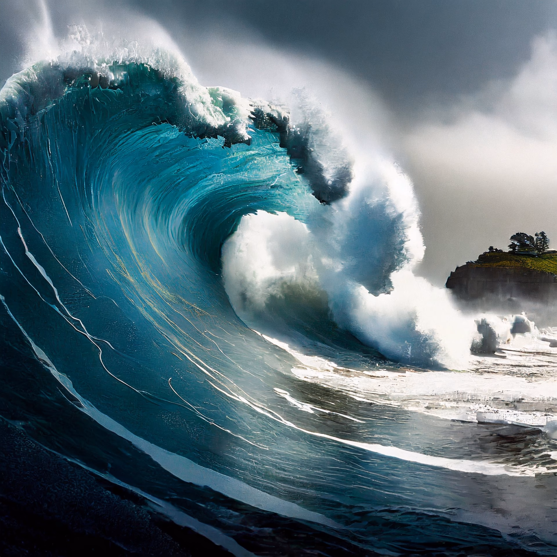 ¿Cómo describirías a un tsunami?