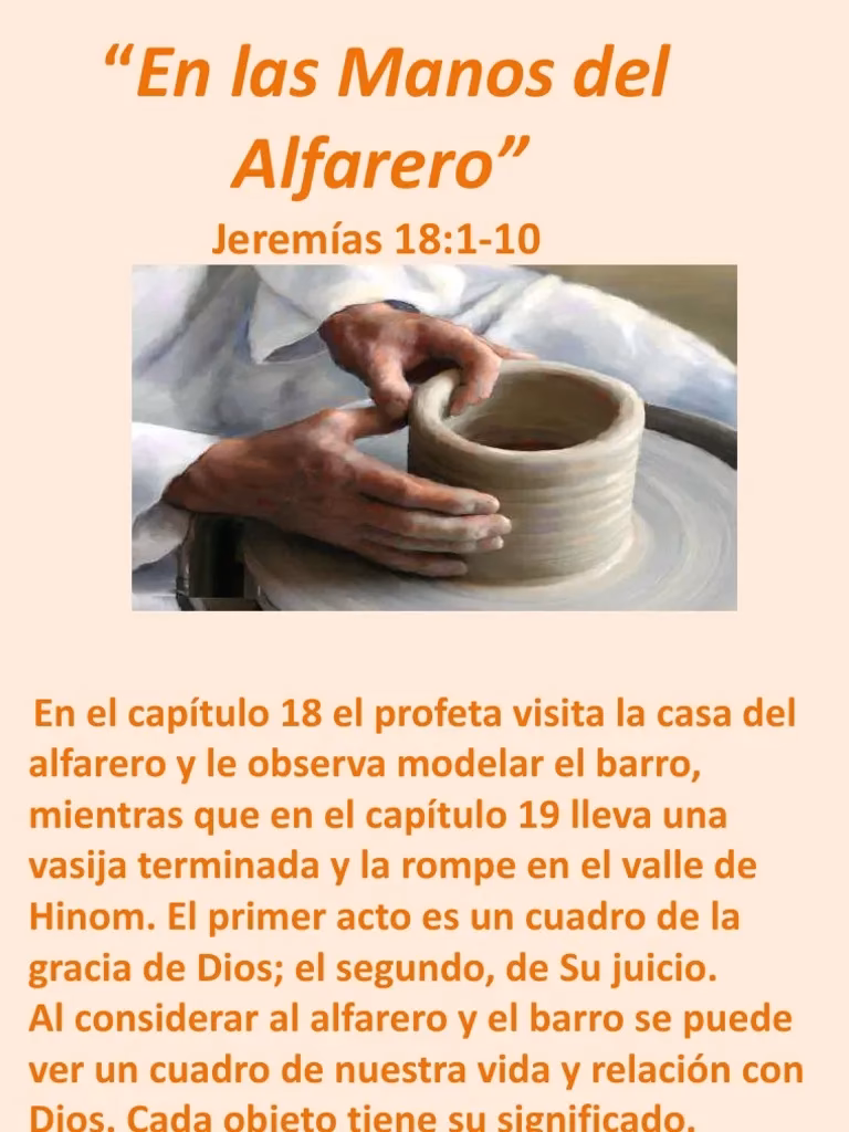 ¿Qué representa el alfarero?