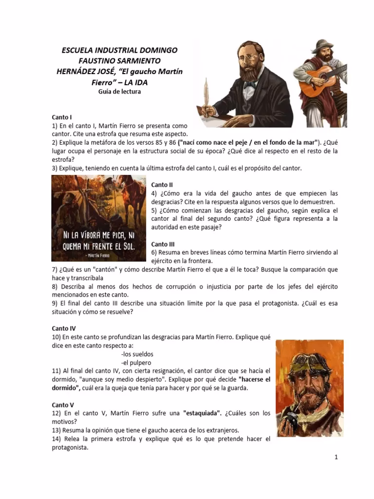 ¿Qué expresa Martín Fierro?