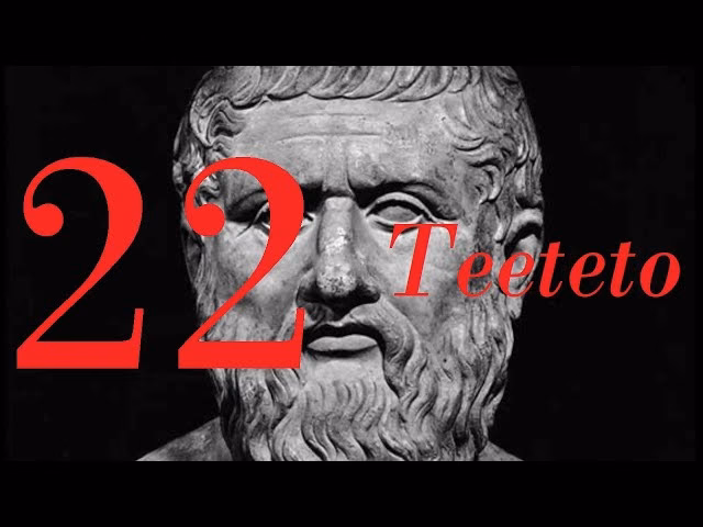 ¿Qué explica Platón en su obra Teeteto?