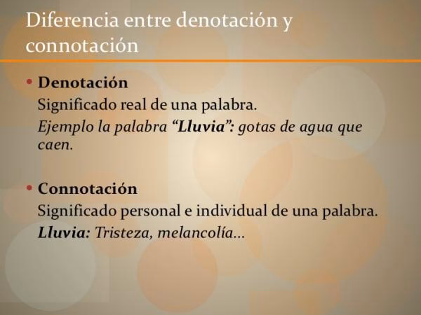 ¿Cuál es la diferencia entre denotación y connotación?