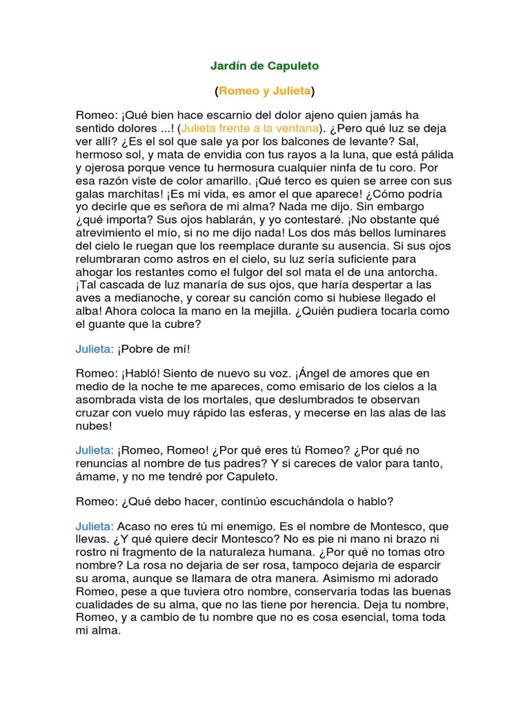 ¿Qué metáfora utiliza Shakespeare para Julieta en el Acto 2, Escena 1?