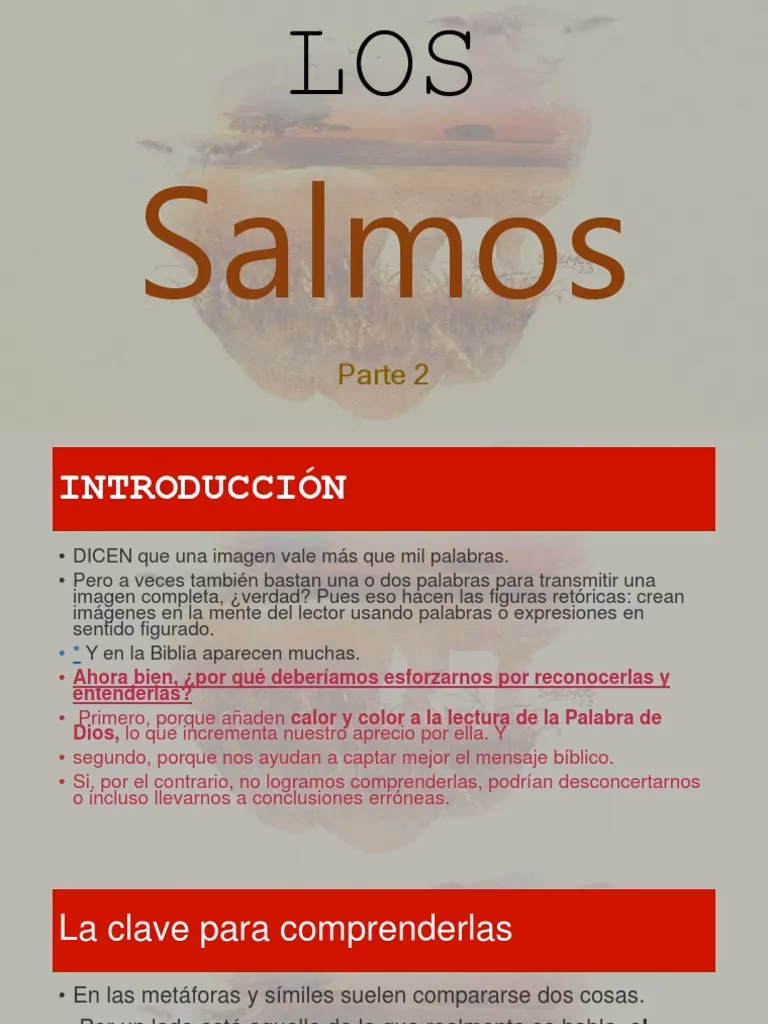 ¿Cuáles son las metáforas de Dios en los Salmos?