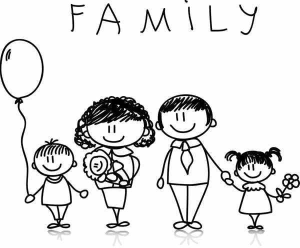 ¿Cómo representar a la familia en dibujo?