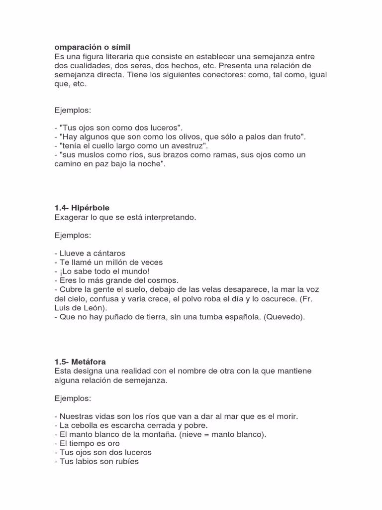 ¿Qué es una hipérbole y un ejemplo?