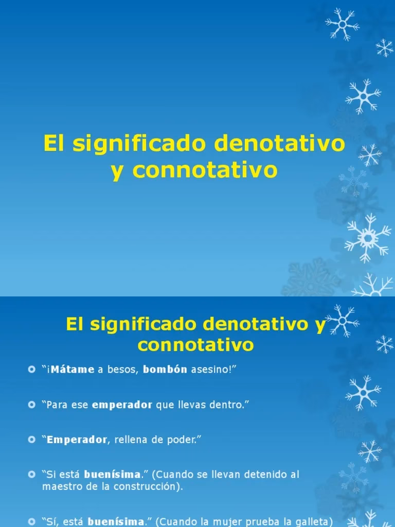 ¿Qué es una frase connotativa?