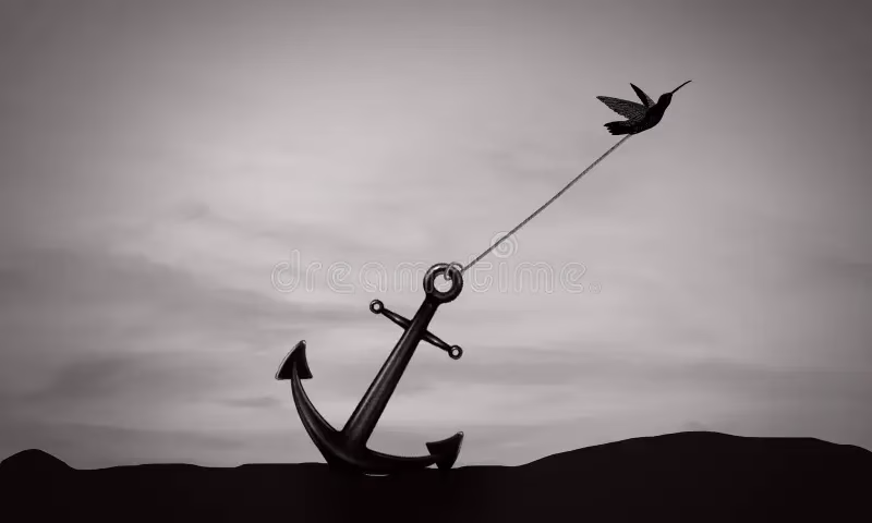 ¿Qué es una metáfora de un ancla?