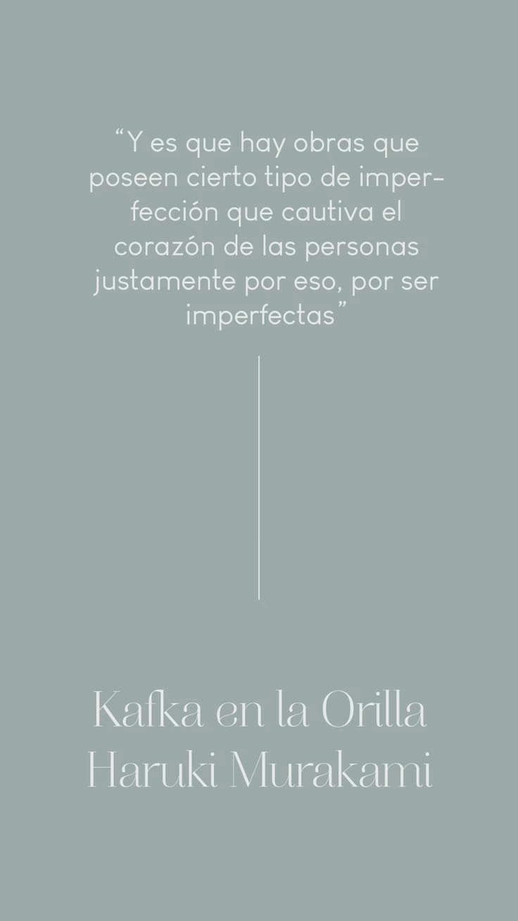 ¿De qué trata Kafka en la orilla?
