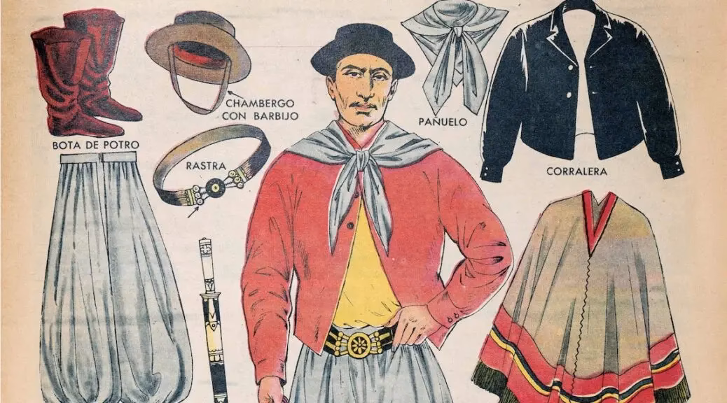¿Cómo se vestía el gaucho Martín Fierro?