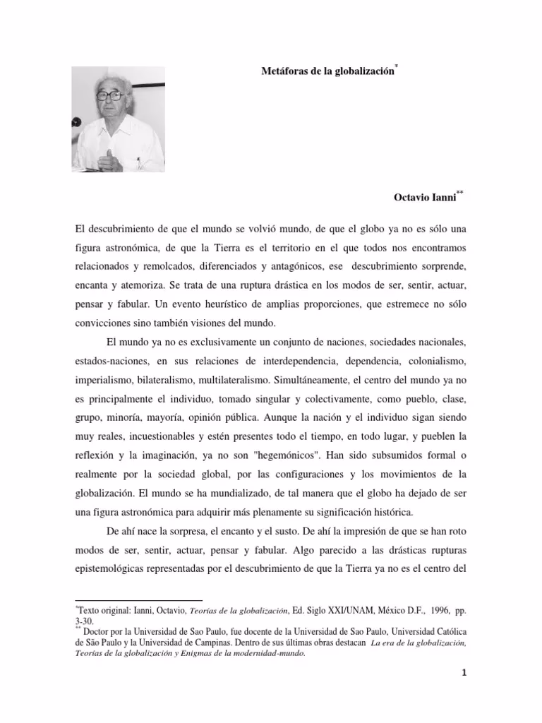 ¿Cuáles son las principales teorías de la globalización?