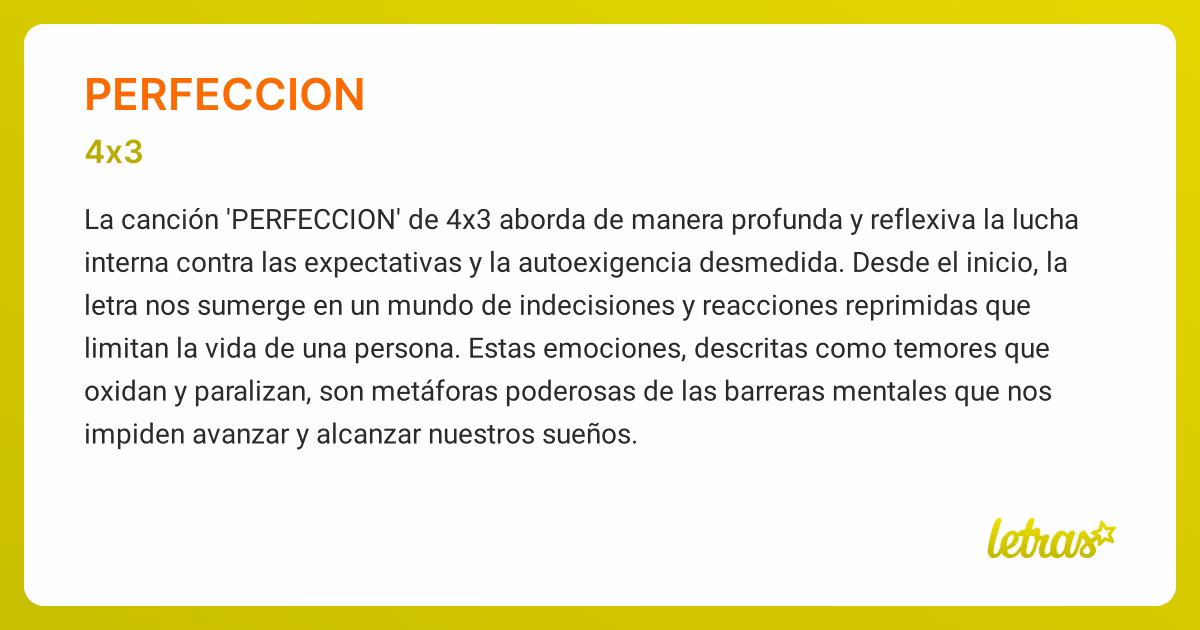 ¿Cuáles son algunas frases inspiradoras sobre la perfección?