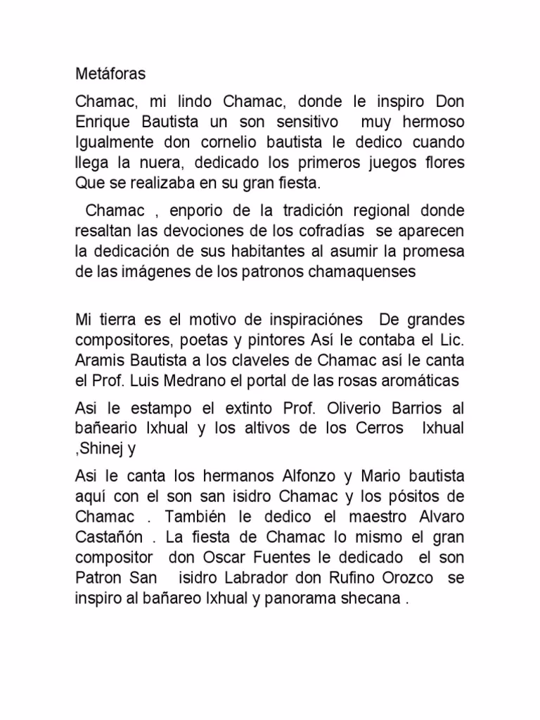 ¿Cuántas formas tiene Luis en metáfora?