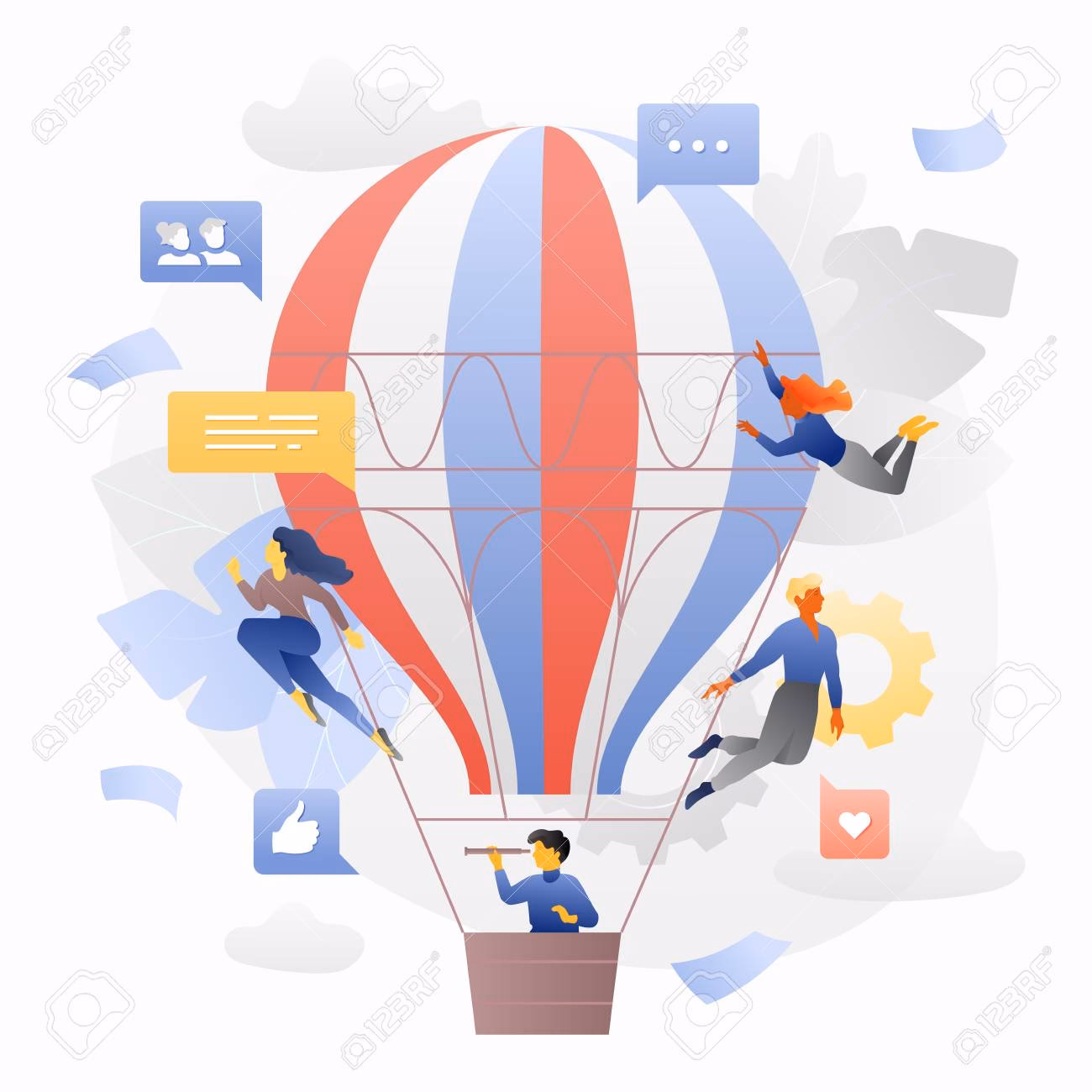 ¿Qué significa el globo aerostático en un tatuaje?