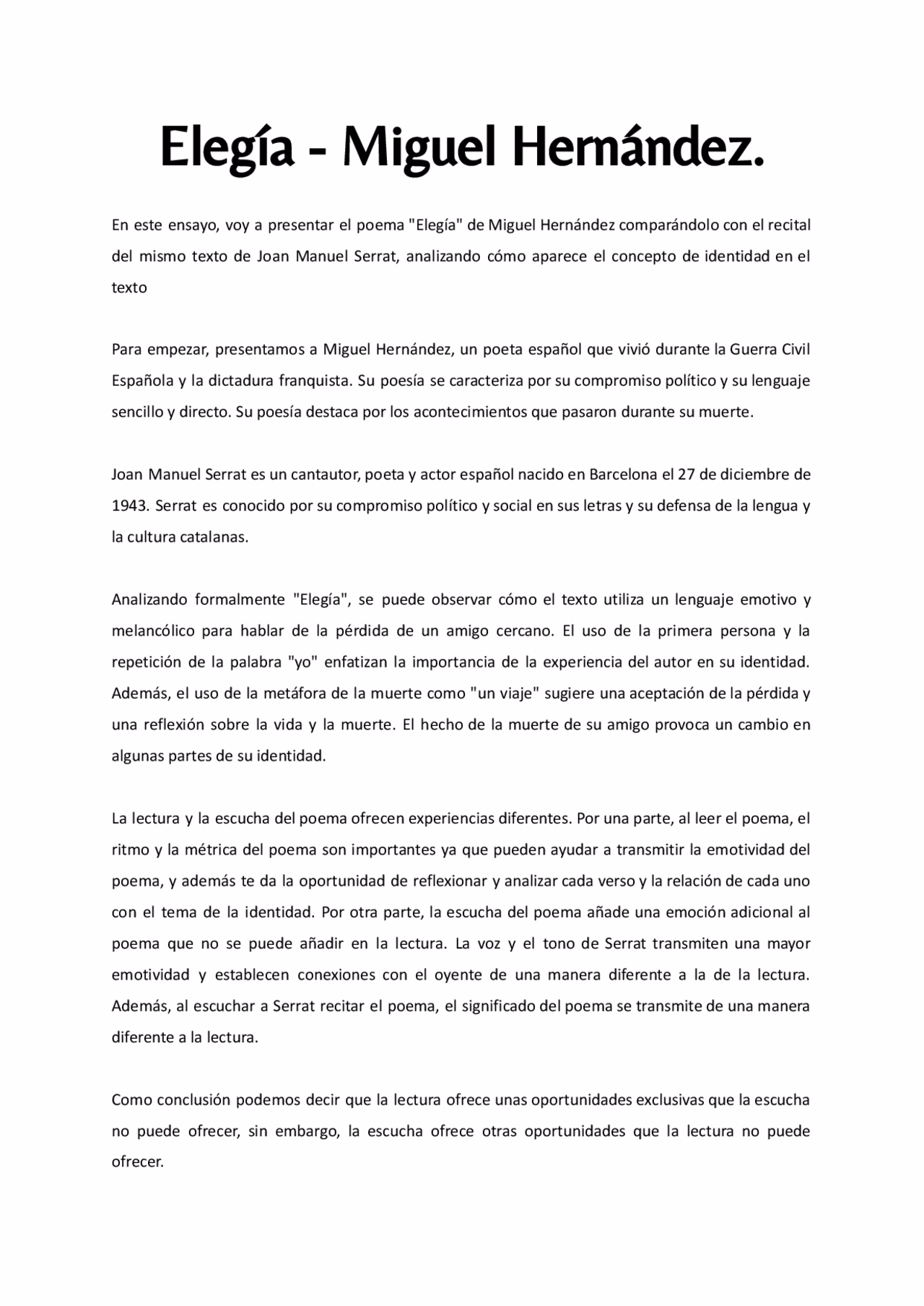 ¿Qué expresa el poema 