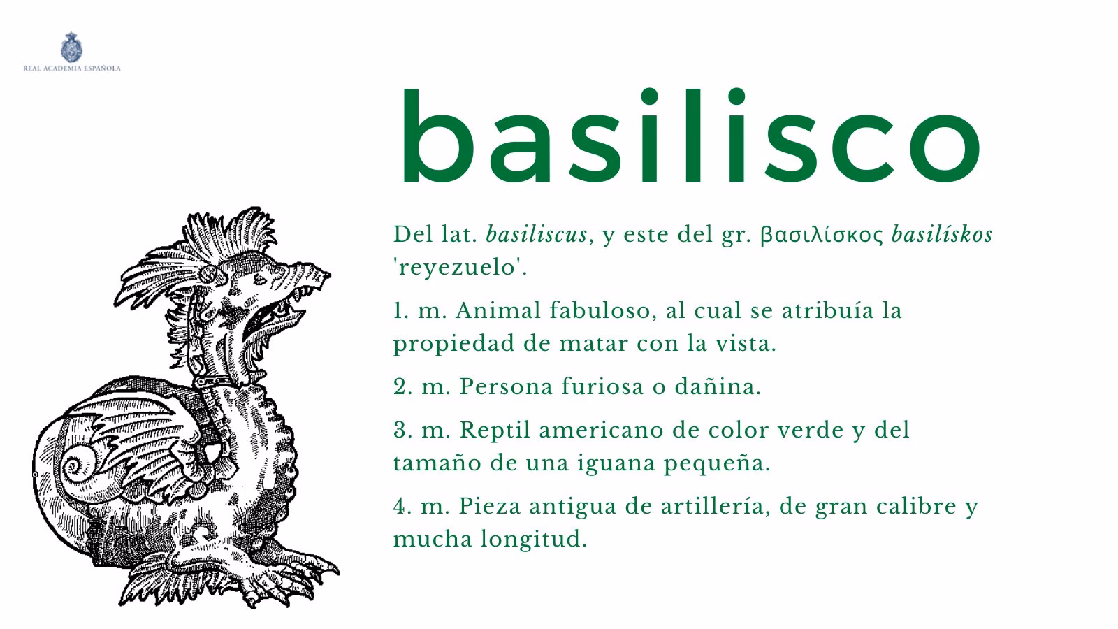 ¿Qué simboliza el basilisco?