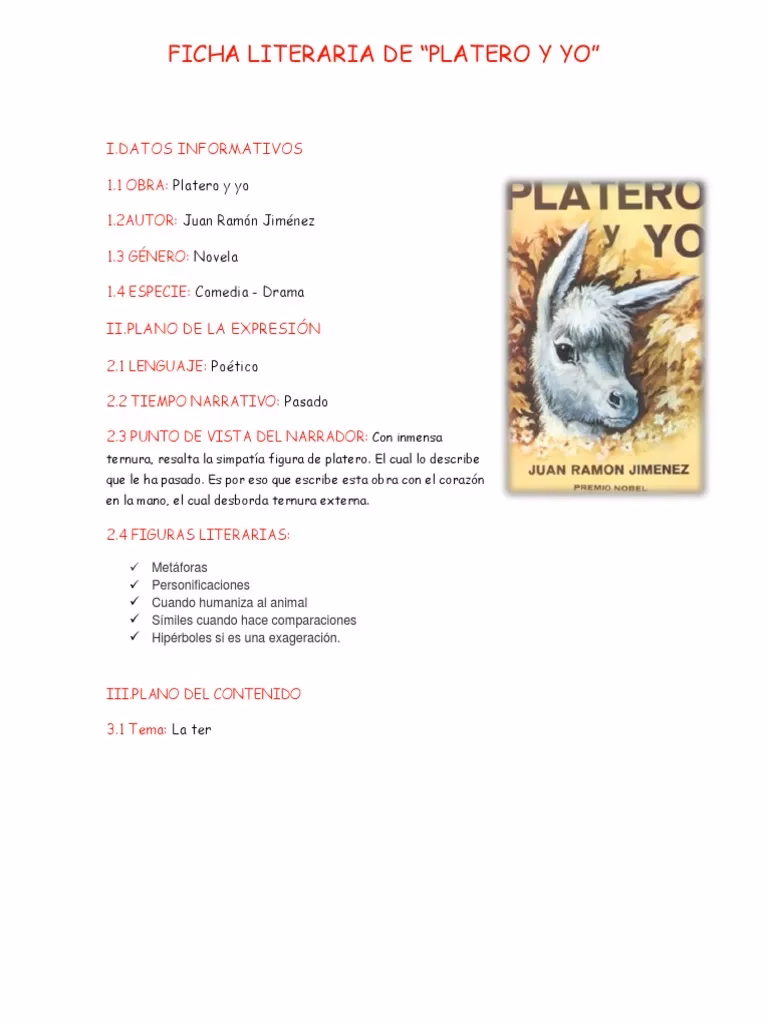 ¿Cómo describe el autor a Platero en el primer capítulo?