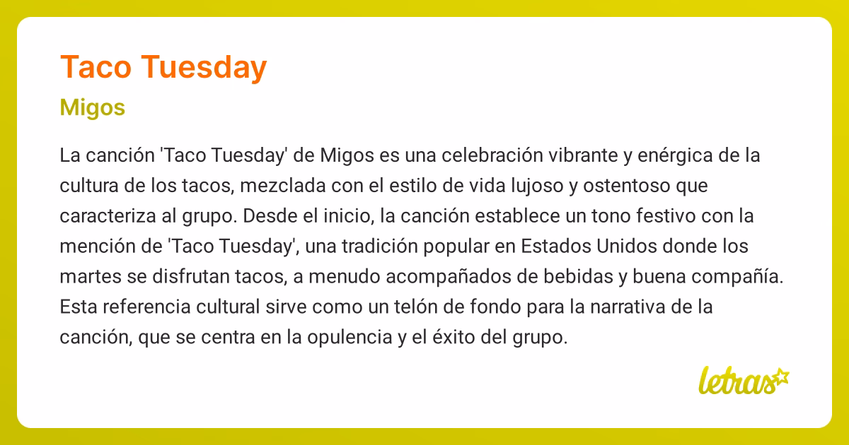 ¿Cómo describir unos tacos?