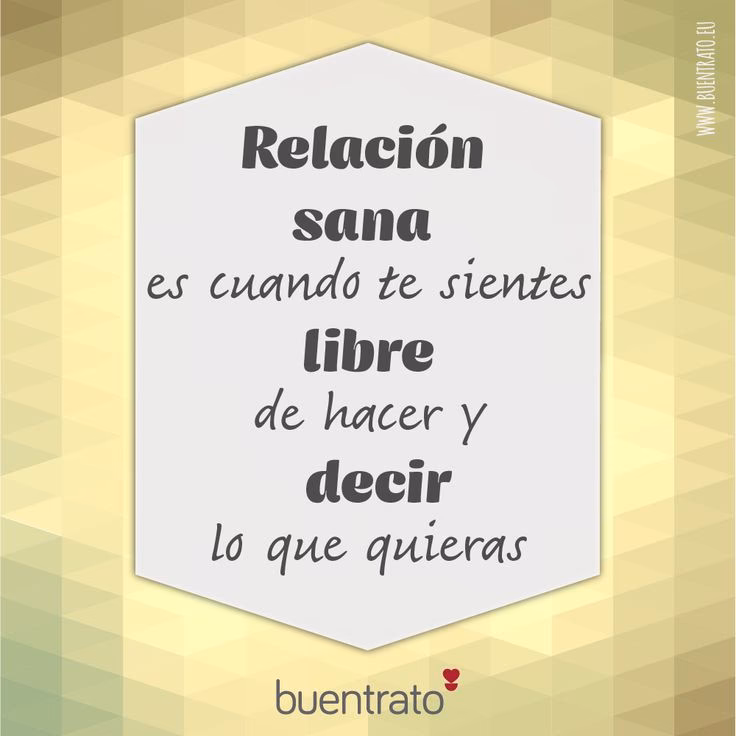¿Qué son las relaciones sanas?