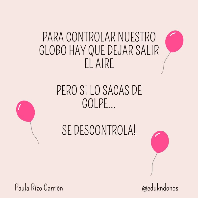 ¿Cómo explicar el experimento del globo que se infla?