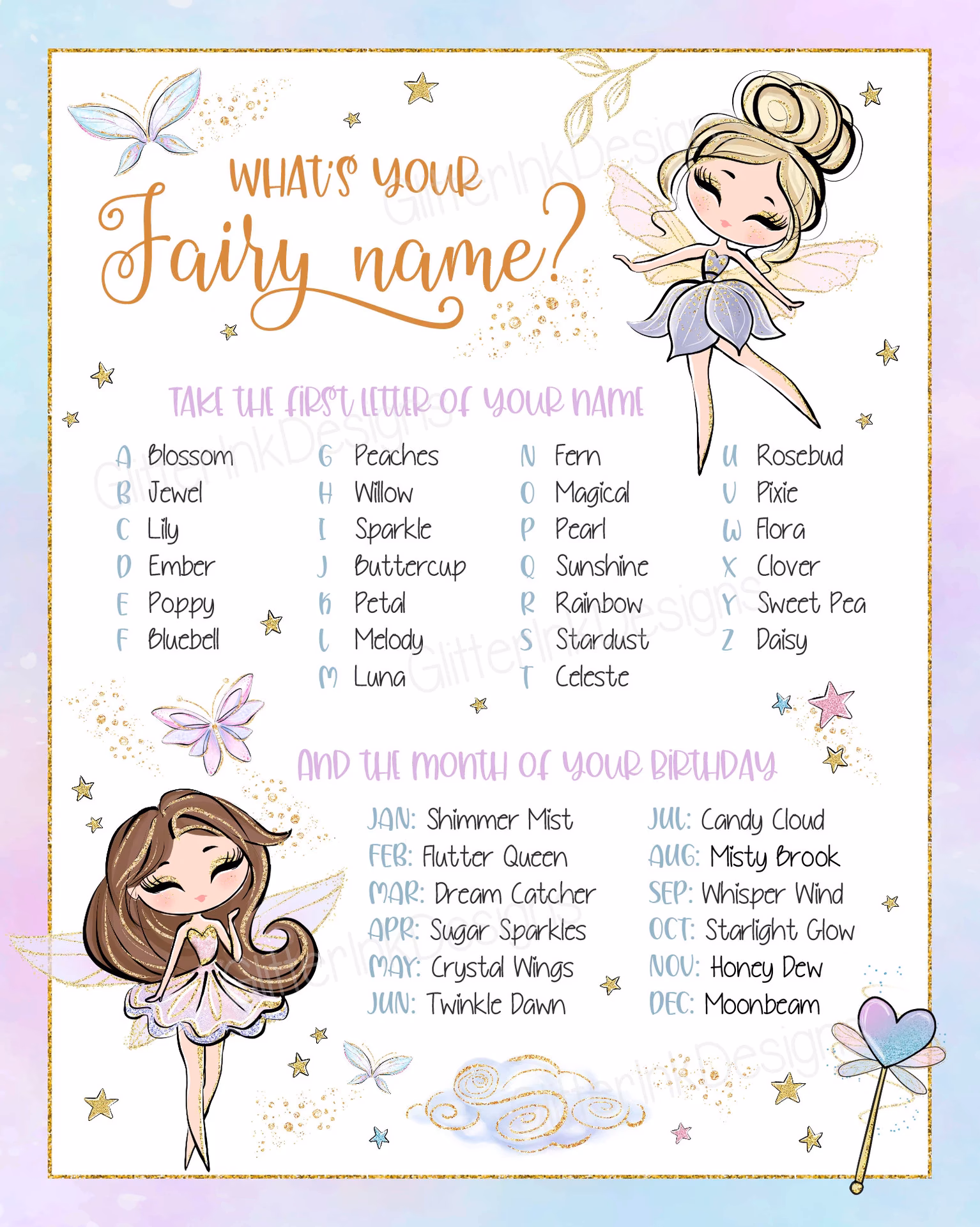 ¿Cuál es el nombre del hada del amor?